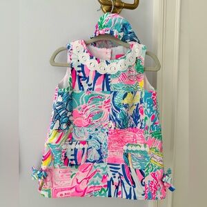 Lilly Pulitzer Floral Cotton Dress & Bloomers